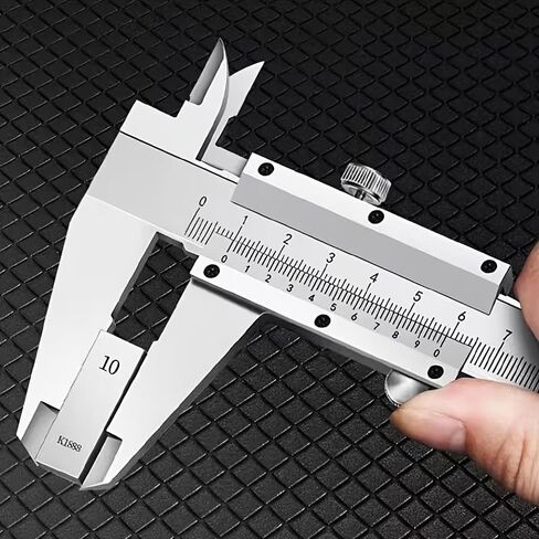 1pc High Carbon Steel Vernier Caliper 150mm Industrial Grade Mechanical Measuring Ruler No Electricity for DIY Machinist in Kuwait