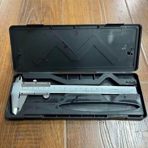 1pc High Carbon Steel Vernier Caliper 150mm Industrial Grade Mechanical Measuring Ruler No Electricity for DIY Machinist in Kuwait