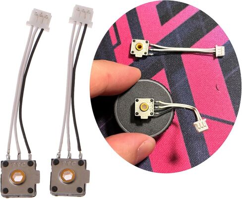 2 PCS Yellow Core Wheel 48 Million High Scroll Wheel Repair Part Compatible with Basilisk V2 2 Pack in Kuwait