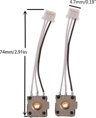 2 PCS Yellow Core Wheel 48 Million High Scroll Wheel Repair Part Compatible with Basilisk V2 2 Pack in Kuwait