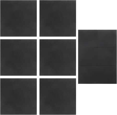 6 Pcs Dart Board Wall Protector Tiles, 30 x 30 cm Felt Dartboard Surround, Self-Adhesive Backboard Panels with Nylon Fasteners, Wall Protection for Home, Office, and Game Room in Kuwait