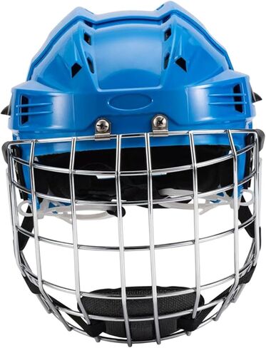 Ice Hockey Helmet, with Cage Lightweight High Performance Headgear, Rugby Helmet for Game Street Exercise Adults in Kuwait