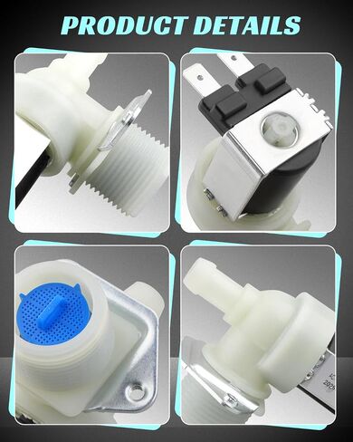FCD180G Ice Maker Water Inlet Valve 110-127V – Solenoid Water Flow Switch for Commercial Ice Maker, Prevents Overflows, Auto Water Replenishment in Saudi Arabia