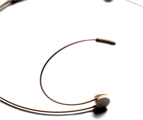 Replacement Headset Headworn Microphone for Audio-Technica Wireless System Body-Pack Transmitter, Condenser, Omnidirectional, 4-Pin Hirose (HRS) Female Connector, Beige in Saudi Arabia