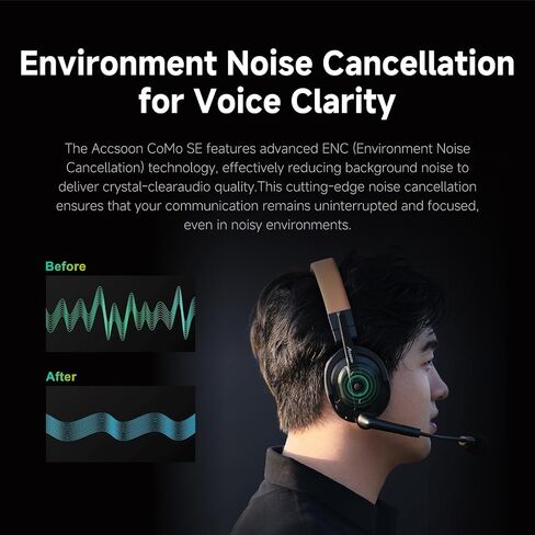 Accsoon Como SE Wireless Headset Intercom System 5-Person Full Duplex 1312ft Team Communication Group Talk, 30+Hour Battery Life in Saudi Arabia