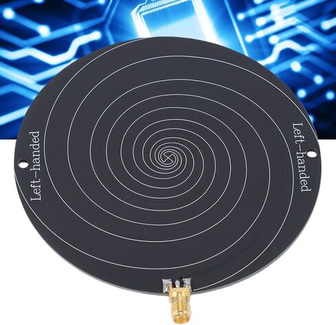 Zopsc Circularly Polarized Antennae UWB Surveyor Antenna Wideband Equiangular Spiral Antenna 0.51-10GHz LHCP RHCP 3-6dBi Gain with SMA Female for Direction Finding Spectrum Analys in Saudi Arabia