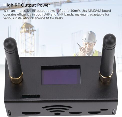 Zopsc MMDVM Duplex Hotspot Board with Dual Antenna, Digital Voice Modem Support DMR P25 D Star YSF UHF VHF for RasPi in Saudi Arabia