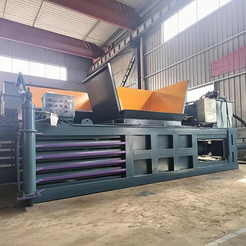 Automatic Horizontal Metal Baler 160T – Scrap Metal Recycling, Vehicle Dismantling, and Resource Recovery Applications in Kuwait