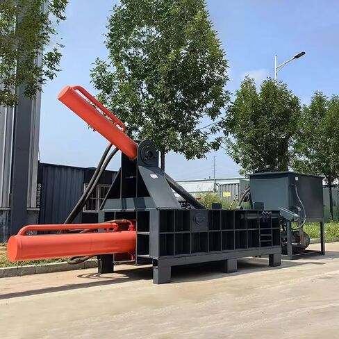 Automatic Horizontal Metal Baler 160T – Scrap Metal Recycling, Vehicle Dismantling, and Resource Recovery Applications in Kuwait