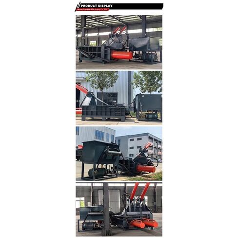 Hydraulic Metal Recycling Baler 160 Ton – Aluminum Cans, Copper Wire, Steel for Industrial Scrap & Auto Dismantling in Kuwait