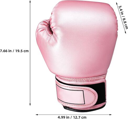 NUOBESTY Kids Boxing Gloves Pink Toddler Sparring Mitts for 3-8 Years, Soft Sponge Padding PU Punching Bag Gloves for Kickboxing, Muay Thai Training, Youth Girls Boys Practice at Home in Kuwait