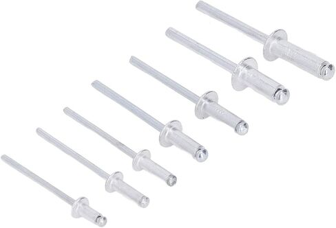 Blind Flange Aluminium Alloy Kit 180Pcs 6 Sizes Assortment Set for Fixing Soft Materials and Splicing Objects Durable Storage Box Included in Kuwait