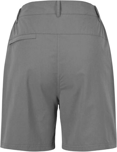 Women's Lightweight Hiking Cargo Shorts Quick Dry Athletic Shorts Elastic Waist Short Pants with Pockets for Running Golf in Saudi Arabia