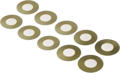 10 Diy Wafer Pcs Pickup Brass Acoustic 50mm Guitar Drum Discs Buzzer Loudspeaker Piezo in Kuwait