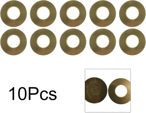 10 Diy Wafer Pcs Pickup Brass Acoustic 50mm Guitar Drum Discs Buzzer Loudspeaker Piezo in Kuwait
