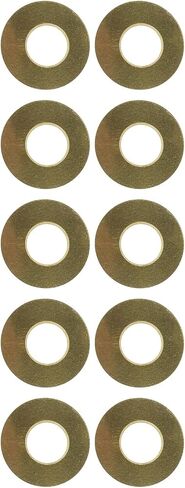 10 Diy Wafer Pcs Pickup Brass Acoustic 50mm Guitar Drum Discs Buzzer Loudspeaker Piezo in Kuwait