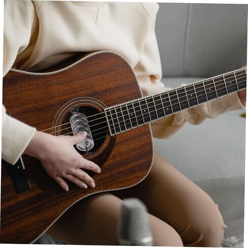 Abaodam Guitar Sound Hole Bell Accessory for Acoustic Guitar Reduces Feedback Easy to Install for Beginners and Live Performances Compatible in Kuwait