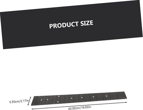 Toddmomy 38 41 Acoustic Guitar Fingerboard Technology Wood Guitar Finger Plate Accessory for Beginners and Professionals in Kuwait