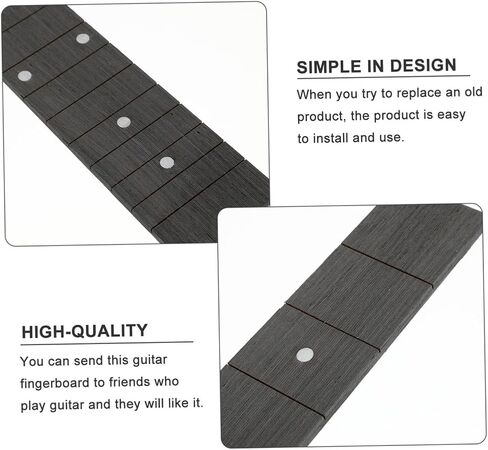 Toddmomy 38 41 Acoustic Guitar Fingerboard Technology Wood Guitar Finger Plate Accessory for Beginners and Professionals in Kuwait