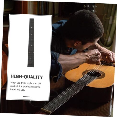 Toddmomy 38 41 Acoustic Guitar Fingerboard Technology Wood Guitar Finger Plate Accessory for Beginners and Professionals in Kuwait