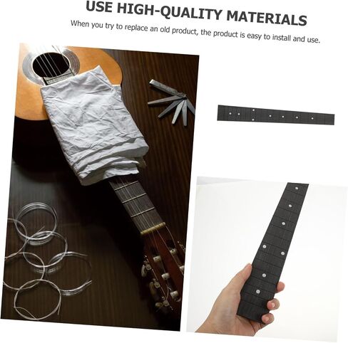 Toddmomy 38 41 Acoustic Guitar Fingerboard Technology Wood Guitar Finger Plate Accessory for Beginners and Professionals in Kuwait
