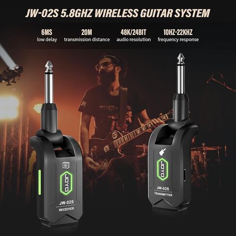 JOYO 20W Acoustic Guitar Amp (AC-20S) ونظام الجيتار اللاسلكي 5.8 جيجا هرتز (JW-02S) in Kuwait