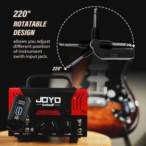 JOYO 20W Acoustic Guitar Amp (AC-20S) ونظام الجيتار اللاسلكي 5.8 جيجا هرتز (JW-02S) in Kuwait