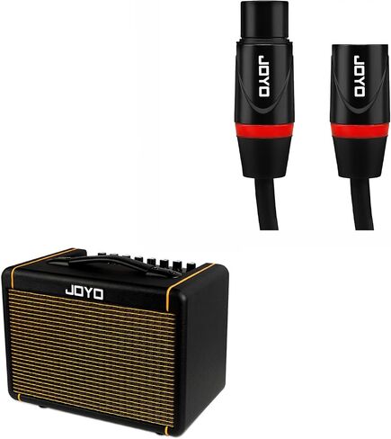 حزم JOYO 20W Guitar Amp للجيتار الصوتي (AC-20S) مع كابلات JOYO XLR بطول 20 قدمًا (CM-28) in Kuwait