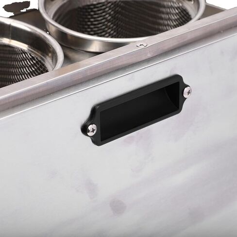 banapoy 2 Holes Commercial Pasta Cooker, 10L Electric Pasta Cooker with 2 Strainers & Accurate Temperature Control, Electric Noodle Cooking Machine for Restaurant Dumplings (US Plug 110V) in Kuwait