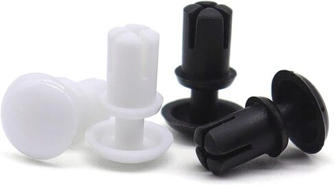Nylon Rivets, Push-Button Type Plastic Snap Fasteners, Black Insulated R-Type PC Board Expansion(R2632 (100 pieces)) in Saudi Arabia