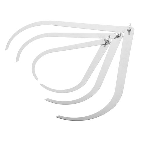 Ipetboom 3pcs Stainless Steel Outside Caliper Set Curved Bent-Leg Calipers for Pottery Ceramic Sculpture Craft Measuring Tools 8"/10"/12" Pottery Modeling in Kuwait