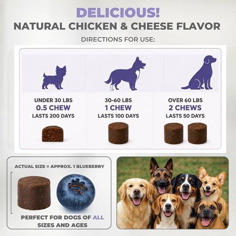 Mighty Petz MAX Hemp Calming Chews for Dogs with Anxiety –Dog Calming Treats with Hemp Oil. Calming Dog Chews for Pet Composure, Dog Anxiety Relief Support with Melatonin in Saudi Arabia