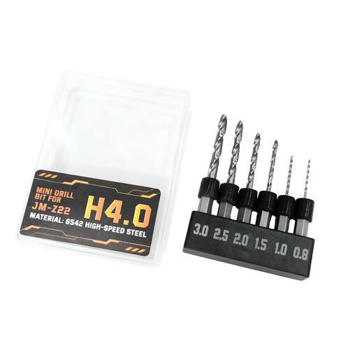 Mini Spiral Drill Bit Set High Speed Steel Precision Jewelry Making Portable Storage Box (JM-Z22 (6PCS)) in Kuwait