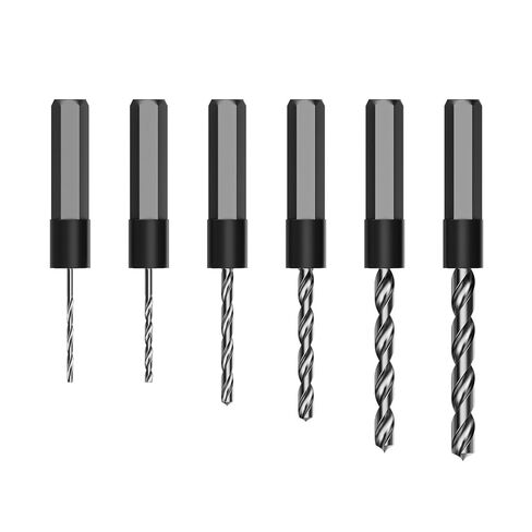 Mini Spiral Drill Bit Set High Speed Steel Precision Jewelry Making Portable Storage Box (JM-Z22 (6PCS)) in Kuwait