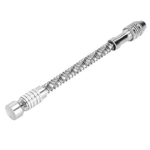 Marhynchus Mini Hand Drill Micro Portable Drill Tool Set 20pcs Bits 0.3 to 1.6mm and Brass Chuck for Wood Plastic Soft Metal DIY Punching in Kuwait