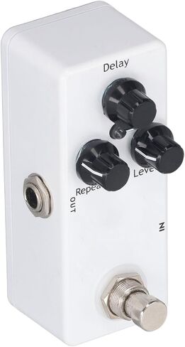 Guitar Delay Pedal Aluminum Alloy LED 3 Knobs Control Electric Guitar Effect Pedal DC 9V for Musicians Band Performances in Kuwait
