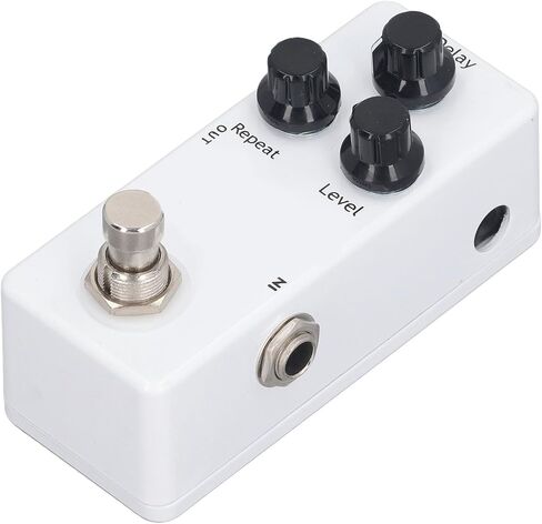 Guitar Delay Pedal Aluminum Alloy LED 3 Knobs Control Electric Guitar Effect Pedal DC 9V for Musicians Band Performances in Kuwait