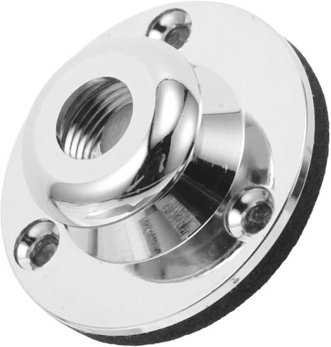ULTECHNOVO Silver Electric Bass Pickup Base Plate with Three-hole Design and Mounting Screws, Metal Construction for Easy Installation and Adjustment, for Guitar and Bass Performance in Kuwait