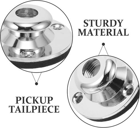 ULTECHNOVO Silver Electric Bass Pickup Base Plate with Three-hole Design and Mounting Screws, Metal Construction for Easy Installation and Adjustment, for Guitar and Bass Performance in Kuwait