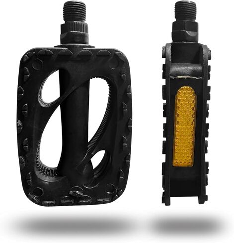 Bike Pedals 9/16" Lightweight Non-Slip HX-197 Bicycle Platform Pedals Easy to Install Fit Most Adult Mountain Bikes MTB Durable Design in Kuwait