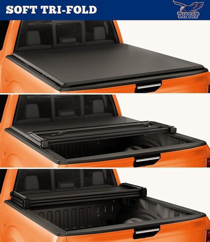 غطاء تونو لسرير الشاحنة الصلب القابل للطي من TIPTOP يناسب 2009-2025 Ram 1500 مع سرير 5.7 قدم (67.4 بوصة) مع RamBox |TLX3| in Kuwait