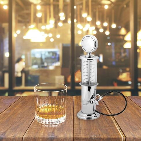 Tiiyee Beer Tower Dispenser, Beverage Dispenser Tower Gas Pump 1000cc | Liquor Keg Wine Station Awesome Alcohol Container Whiskey Decanter Gift with Single Hole for Men Kitchen Home Party Bar in Kuwait