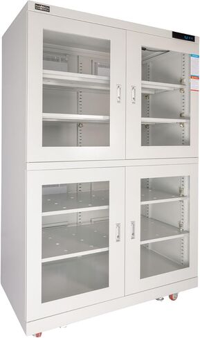 NARGON 2-40% RH 1430L الخزانة الجافة الإلكترونية، خزانة المجفف ESD لتخزين العدسات البصرية، تجميعات РСВ، الرقاقة، المكونات الإلكترونية، أشباه الموصلات، المواد الكيميائية المخبرية، الموديل NMC1434B in Kuwait