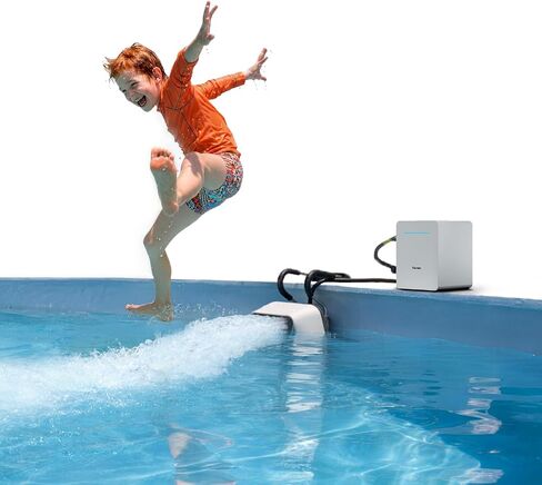 iGarden Portable Swim Jet X AIR لحمام السباحة، آلة تيار السباحة مع تدفق قابل للتعديل بـ 5 تروس، بدون تركيب، وقت تشغيل يصل إلى 2.5 ساعة، التحكم في التطبيق، 790GPM تدريب مولد تيار حمام السباحة والمرح in Kuwait