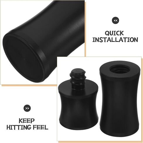 Kisangel 2pcs Pool Cue Threaded Joint Protectors Plastic Billiard Rod End Caps Replacement Covers for Cue Stick Joint Protection in Billiard Game Room in Kuwait
