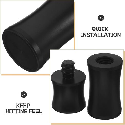 VANZACK 2pcs Pool Cue Joint Protectors Threaded Cue Stick Caps Snooker Rods Protective Parts for Players in Kuwait