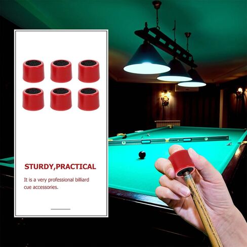 BESTYASH 4pcs Red Plastic Cue Tip Sander Set Double-Sided Pool Cue Tip Shaper Tool Grinding and Shaping Portable Accessories in Kuwait