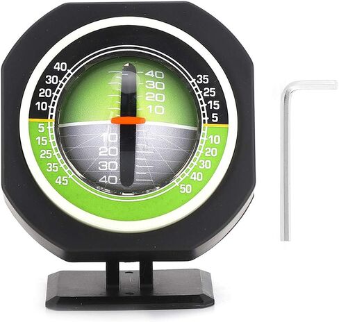 Luminous LED Car Inclinometer, Adjustable Slope Angle Meter for Vehicle Tilt Measurement, Universal Gradient Balancer with Illuminated Sphere and CR1220 Battery in Kuwait