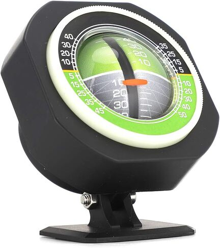 Luminous LED Car Inclinometer, Adjustable Slope Angle Meter for Vehicle Tilt Measurement, Universal Gradient Balancer with Illuminated Sphere and CR1220 Battery in Kuwait