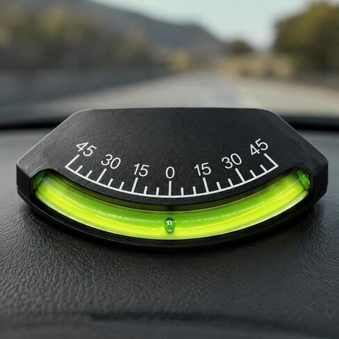 Car Inclinometer Degree 45 Range Scale Boat Angle Meter High Sensitivity Tilt Gauge for RV in Kuwait